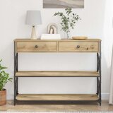  Konsolna miza Artisan Oreh 100x28x75 cm Iverna plošča in Jeklo, (22008822) | Shoptok.si