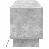  LED TV kabinet Betonska siva Konstruirano drvo | shoptok.hr