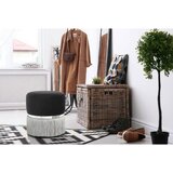 Kayoom TABURE, kovina, tekstil, leseni material siva, črna, srebrne barve | Shoptok.si