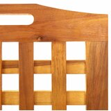 Sobna pregrada s 3 panela 121 x 2 x 170 cm masivno drvo bagrema | shoptok.hr