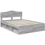  Konstrukcija postelje z vzglavjem Siva Sonoma 140 x 200 cm, (5000102483) | Shoptok.si