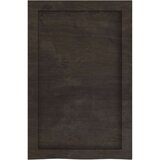  Stenska polica temno rjava 40x60x(2-6) cm trdna hrastovina | Shoptok.si