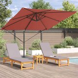 Roma Suncobran Crvena 286 x 284 x 265 cm Aluminij i poliester | Eponuda.ba