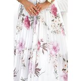 numoco basic Numoco pleated midi dress with neckline and frills | shoptok.hr
