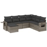  7-dijelni set vrtnih sofa sivi od poliratana | shoptok.hr