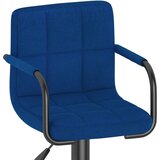  Barski stolac od tkanine plavi | Eponuda.com