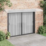 Maison Chic Nadstrešek - Senčniki za vrata siv 400x100 cm polikarbonat, (22039860) | Shoptok.si