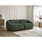 Bobochic Paris Zelena sedežna garnitura iz rebrastega žameta 250 cm Tina – | Shoptok.si