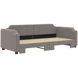  Izvlečna dnevna postelja taupe 90x200 cm blago, (20787887) | Shoptok.si