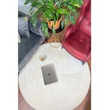 Mila Home Bela pralna okrogla preproga ø 100 cm Pelush White – | Shoptok.si