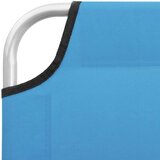  Sklopiva ležaljka za sunčanje od čelika i tkanine tirkizna | shoptok.hr