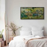  Slika - Vincent Van Gogh – Farms near Auvers 60x30 U crnom drvenom okviru | shoptok.hr