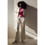 Answear Lab Hlače z lanom bež barva | Shoptok.si