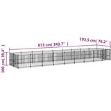  kavez za pse čelični 16,89 m² | Eponuda.ba