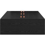  Krevet s prostorom za pohranu Crni Hrast 100x200 cm | shoptok.hr