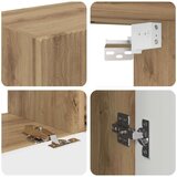  Komplet TV omaric 3 pcs Umetni hrast Konstruiran les, (5000132346) | Shoptok.si