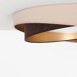  BRILAGI-LED Plafonsko svetlo VELVET TWIST LED/24W/230V 4000K prečnik 55 cm bež/braon/zlatno | Eponuda.com