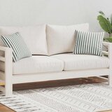  Vrtni jastuci s prugastim uzorkom 2 kom 45 x 45 cm sivi | Eponuda.ba