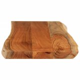 Stolna ploča 90x40x3,8 cm pravokutna bagremovo drvo živi rub | shoptok.hr