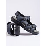 Shelvt Men&#039;s navy blue sports sandals with velcro cijene