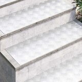  Stepenica Pravokutni 4 pcs Srebrno 90 x 30 cm Aluminij | shoptok.hr