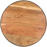  Stolić za kavu crni 68 x 68 x 36 cm od masivnog bagremovog drva | shoptok.hr