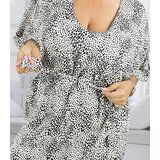 Pri Oversize dress with belt and V neckline SAFARI DREAM | shoptok.hr