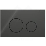 Geberit Sigma40 Round tipka za dvokoličinsku tehniku ispiranja crna - staklo 115.628.SJ.1 | ePonuda.com