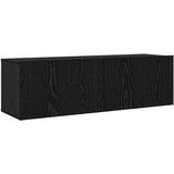  Set TV komoda Zidne 6 pcs Crni hrast 100 x 30 x 30 cm | Eponuda.com