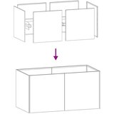 vidaXL Sadilica boja hrđe 80x40x40 cm od pohabanog čelika | shoptok.hr