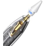 Baseus Stylus pisalo za iPad z aktivno zamenljivo konico Smooth Writing 2 s kablom USB-C bele barve, (22007524) | Shoptok.si