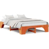  Konstrukcija postelje Voskast rjav 120 x 200 cm, (5000126667) | Shoptok.si