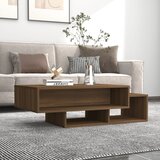 vidaXL Klubska mizica rjavi hrast 105x55x32 cm konstruiran les Cene