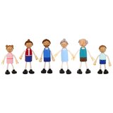 Tooky Toy Tooky velika drvena kućica za lutke + fsc figure | shoptok.hr
