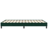 Box Spring krevet bez madraca tamnozeleni 120x210 cm samt | Eponuda.ba