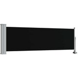  Uvlačiva bočna tenda za terasu 80 x 300 cm crna | shoptok.hr