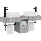  Set ormarića za kupaonicu 3 kom. Siva Sonoma 53 x 35 x 39 cm | shoptok.hr