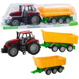  Poljoprivredni traktor s prikolicom 46cm - crveno/žuti | Shoptok.si