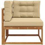  Vanjska kutna sofa Prirodna | shoptok.hr