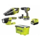 Ryobi Aku Set R18PDBL-252V (Bušilica, Usisavač, Svijetiljka) RPP24 | shoptok.hr