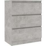  Komoda siva boja betona 60 x 35 x 76 cm od konstruiranog drva | shoptok.hr