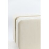 Light & Living Kremno bel žameten tabure Piazza – | Shoptok.si