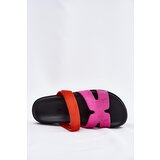VINCEZA Women's Slippers With Velcro Fuchsia 17401 | Shoptok.si