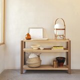 Teulat Ciglasti/u svijetloj prirodnoj boji regal u dekoru hrasta 126x84x43 cm Bona – | shoptok.hr