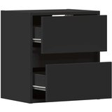 vidaXL Stenske TV omarice z LED lučkami 2 kosa črna 41x31x45 cm | Shoptok.si