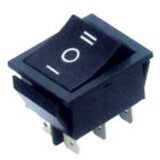 Prekidač ugradbeni široki I-0-II crni 2/1, KCD4-009 Green Tech | Eponuda.ba