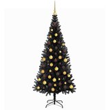  Božićno drvce Crna 180 cm PVC | shoptok.hr