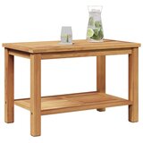  Kava Stol s pohranom Smeđa 70 x 40 x 45 cm Čvrsto teak drvo | shoptok.hr