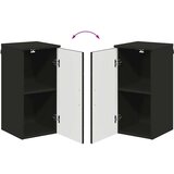 vidaXL Kupaonski ormar Crna 30 x 31,5 x 61 cm Konstruirano drvo | shoptok.hr