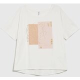 Marisse Women's T-Shirt L-Ts-4632 Off White | Shoptok.si